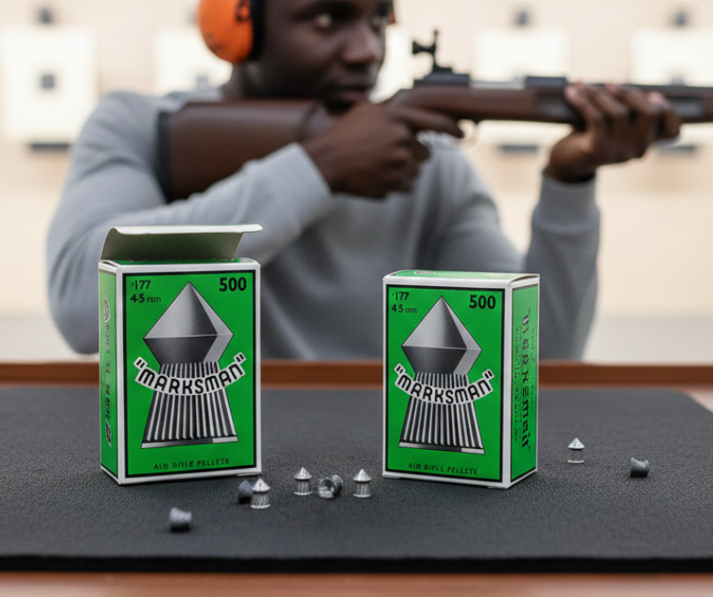 Marksman Green 4.5mm (.177) Target Sport Pellets – 500 Count | Performance Series